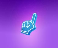 The Number One back bling in Fortnite (Image via Epic Games)